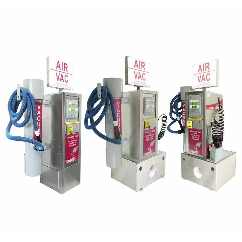 G5 CE Stainless Steel Outdoor Tyre Inflator Tower Self-Service Air Compressor with Vacuum Cleaner Metal Air Inflation Machine