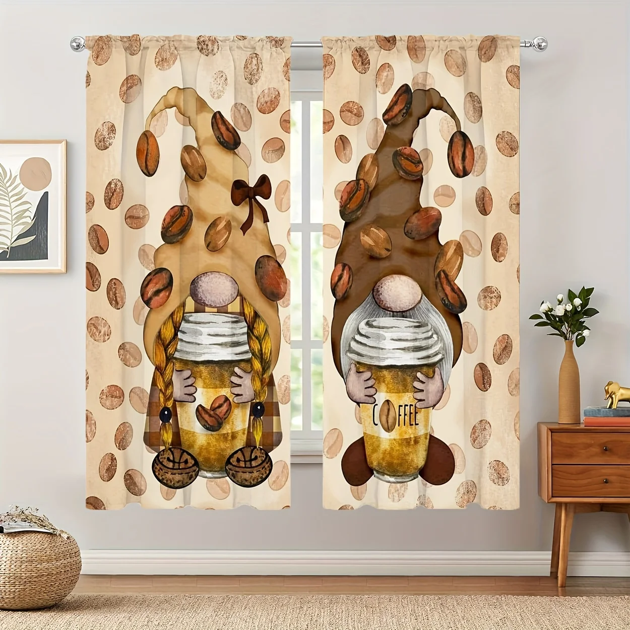 ม่านโปร่งลายการ์ตูน 2 ชิ้น, ลา - Curtain Rods บทวิจารณ์และราคา