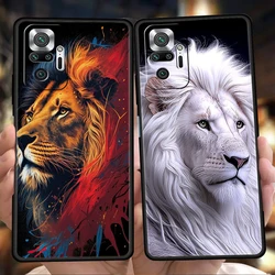 The Lion Phone Case Cover for Redmi 13C 10C Note 13 12 10 11 Pro Plus 7 8T K40 K50 Gaming Pro Plus Soft Shell Fundas Capas Bags