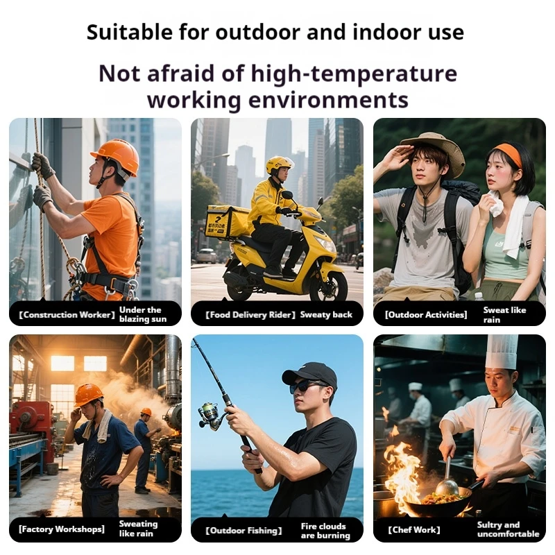 

BLACKDOG Portable Mini Handheld Waist-mounted Fan With Cooling Ultra-long Battery Life ABS Outdoor Camping Light Ambient Light