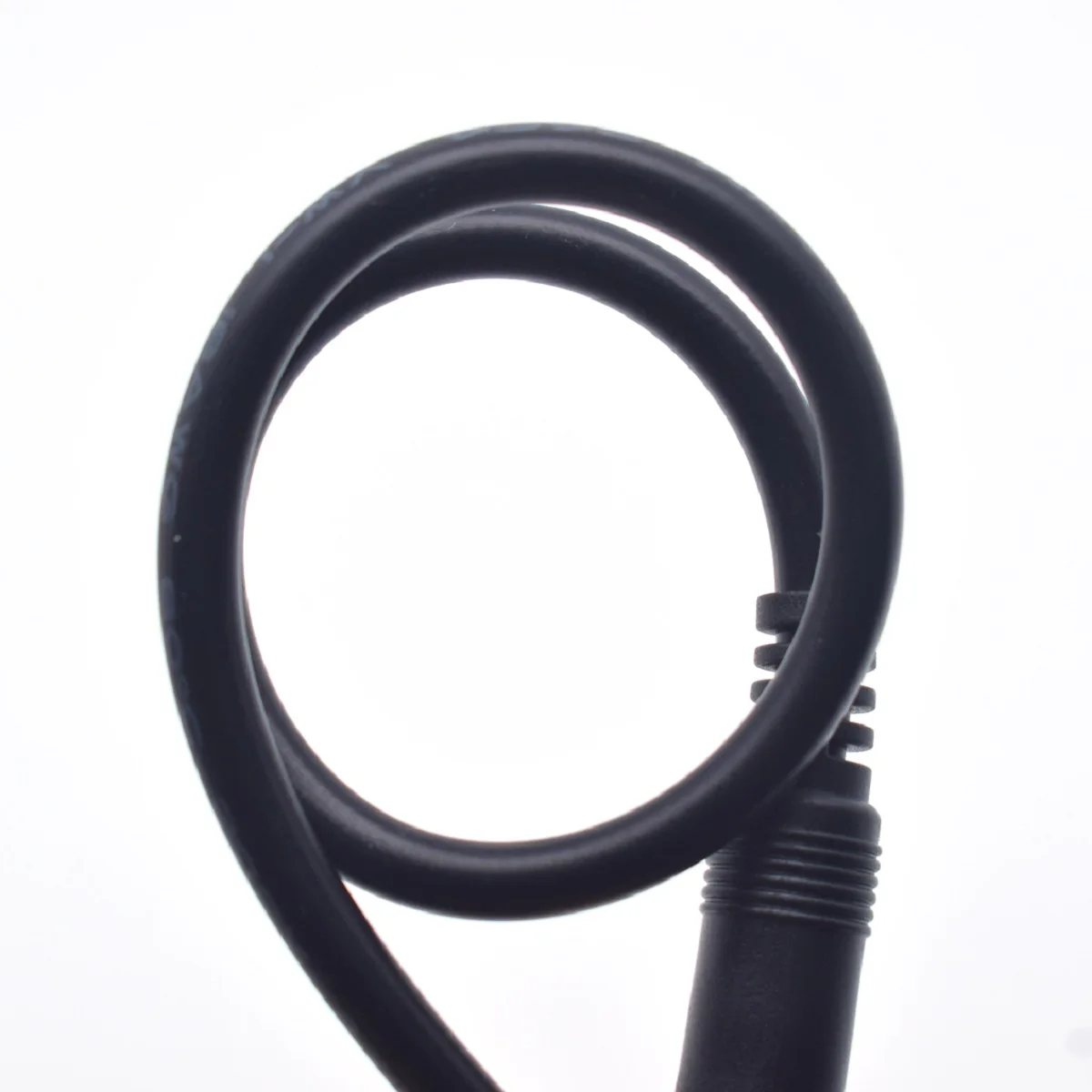 18AWG 7A DC 5.5x2.1mm Male to Pigtail Cable 1FT/0.3M for LED Strip CCTV 12V 24V (Black/Red)