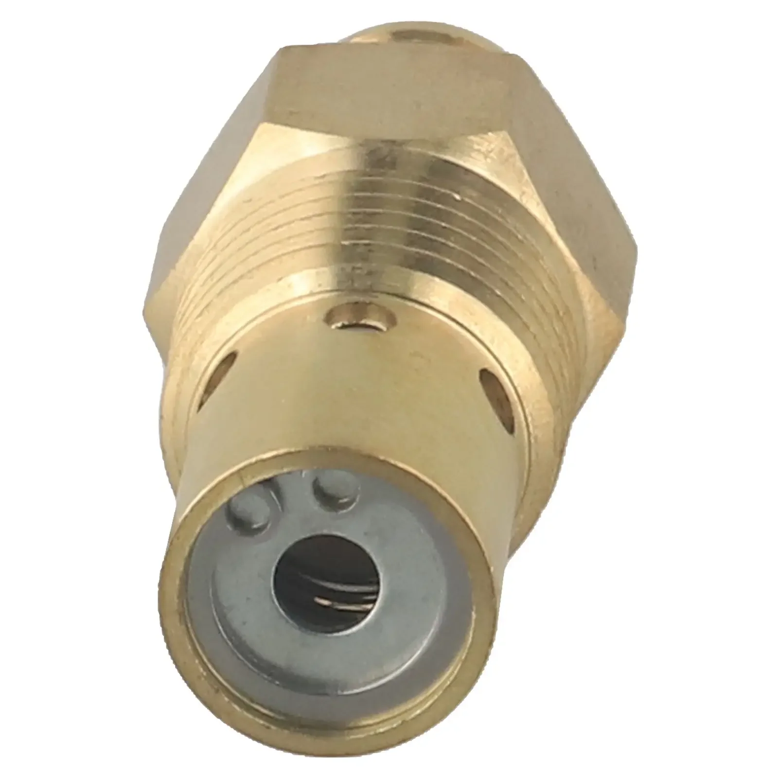 For Safety Maintenance 19*1.5MM 3 4-16 Male Threaded Valve Safety Valve Brass Material Easy Installation Automatic Shut Down