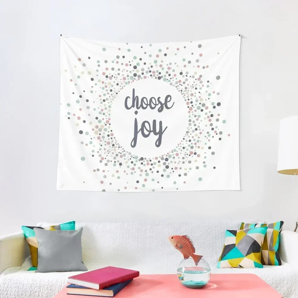 

Choose Joy Inspirational Quote Tapestry Luxury Living Room Decoration Bedroom Decoration Tapestry