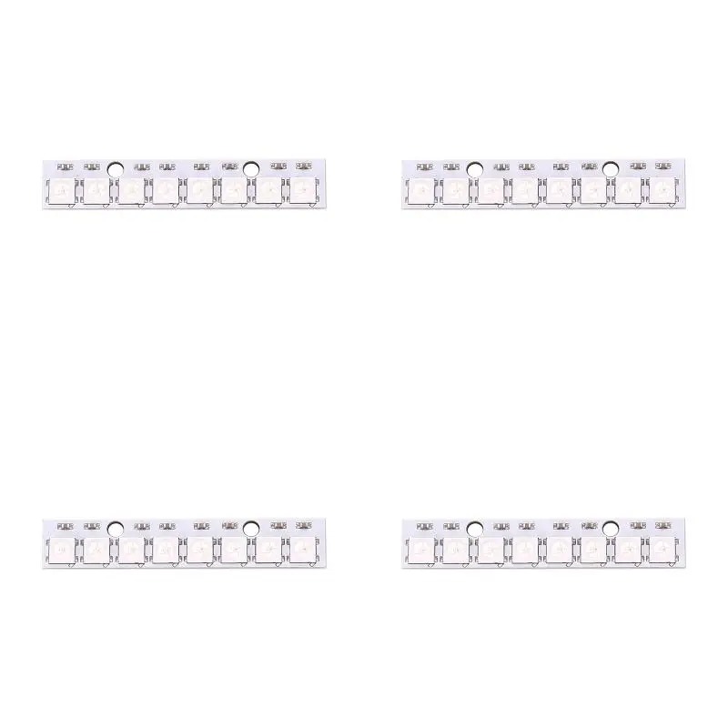 4pack X((8 x WS2812B 5050 RGB Driving LED Lights Board Strip Built-in Full-Color For NAZE32 CC3D)