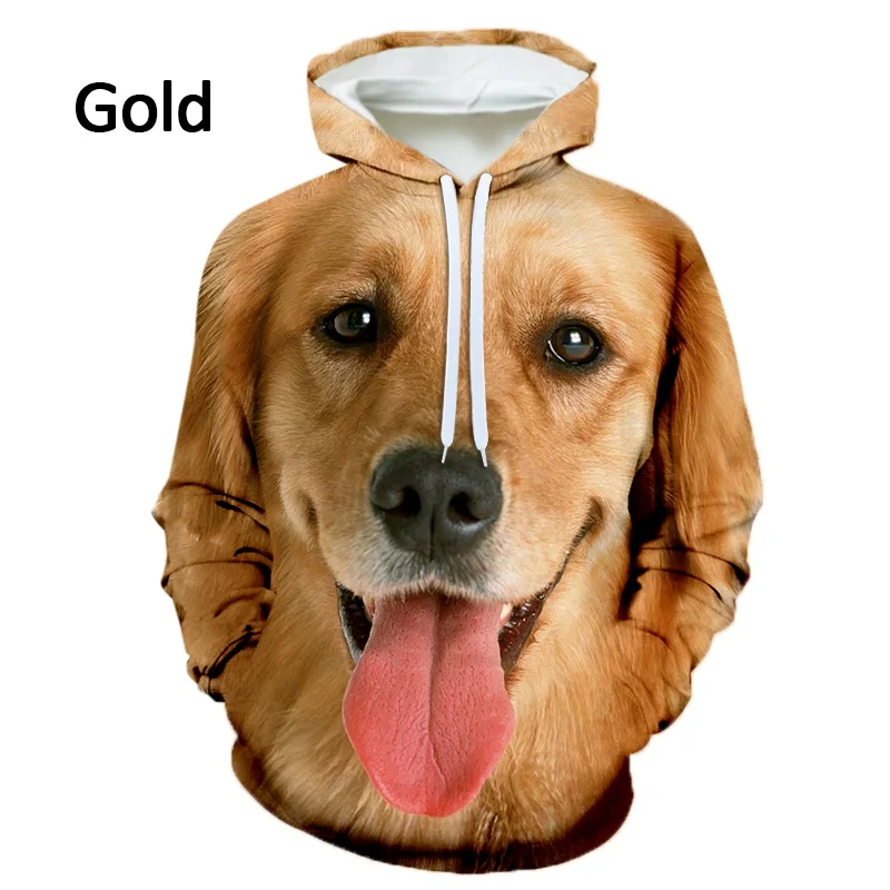 New Unisex Funny Dog 3D Printed Cute Hoodie German Shepherd Graphic Hooded Sweatshirts Pullover