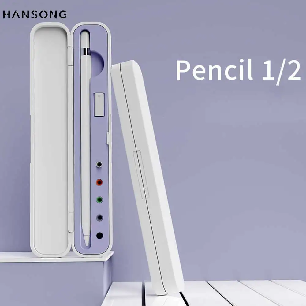 

Portable Pencil Storage Box for Apple Pencil 1st Gen Case Apple Pencil Accessories for Apple Pencil 2nd Case Plastic Cover