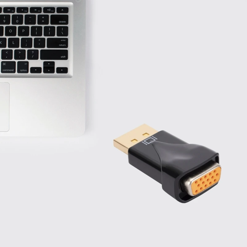 F3MA DisplayPort to VGA Adapter Gold Plated Display Port to VGA Adapter 1080P