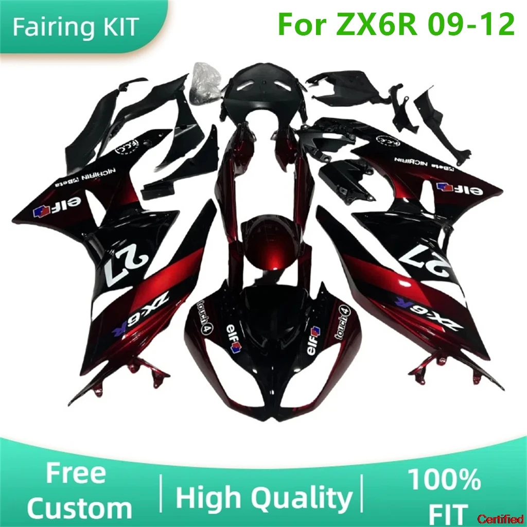

Prime Fairing Set For Kawasaki ZX-6R 636 ZX 6R 09 10 11 12 ZX6R 2009 2010 2011 2012 High Grade Motorcycle Repair Bodykit