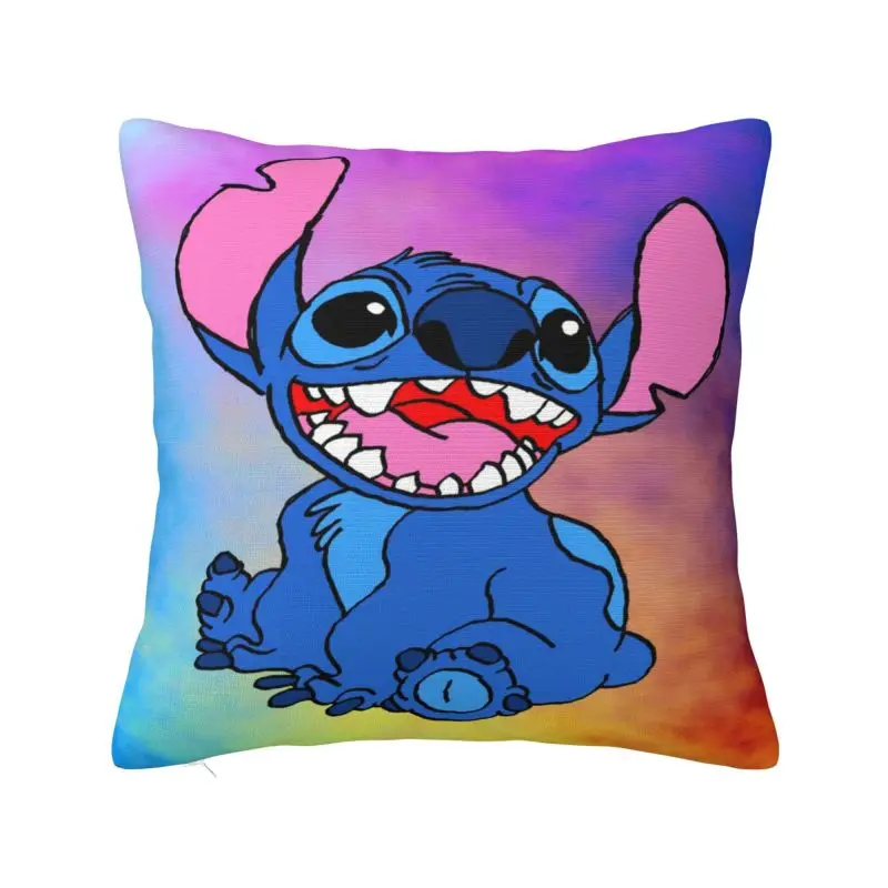 Custom Stitch Cartoon Pillow Case Cushion Cover Decoration Salon Square Pillowcase