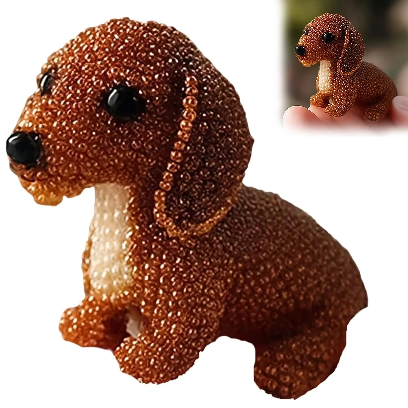 Kit Broderie Perles 3D Animaux – Set Complet Avec Perles, Tubes Et Instructions – Artisanat Pour Adultes Et Adolescents – Déco Maison