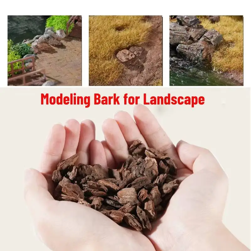 50G/WOREK Symulacja Kamienia Kory Model do Modelowania/Akcesoria do Ogrodu Wróżek Górskich/Mikro Diorama/Powierzchnia Piaskowa Krajobraz