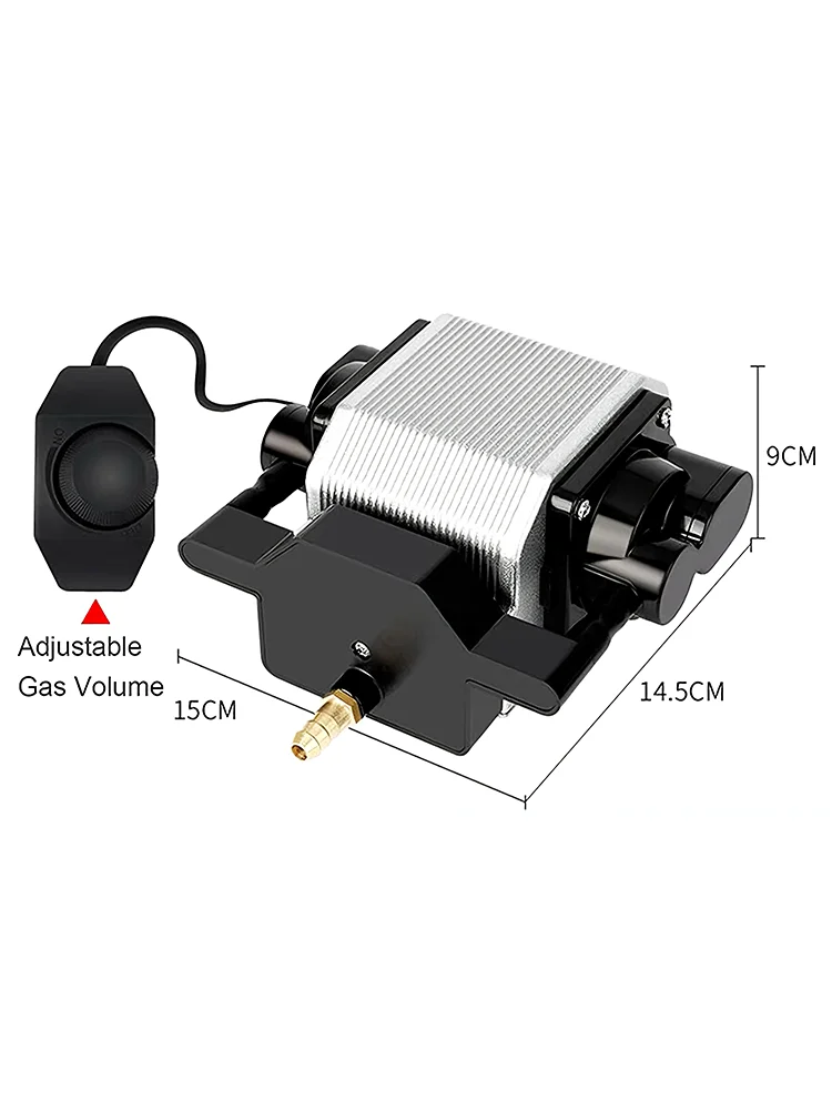 Juice ease 25W Laser-Luft unterstützung pumpe 220-240V 54l/min Luft kompressor Aquarium Sauerstoff pumpe Geschwindigkeit einstellbar für Laser gravur