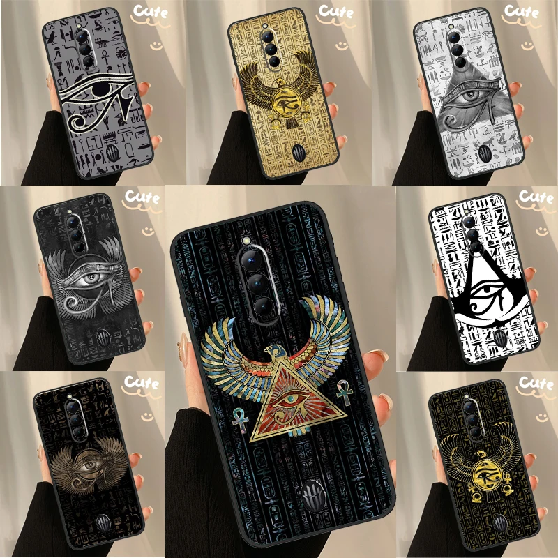 

Egyptian Eye Of Horus Phone Case For ZTE Nubia RedMagic 11 10 Air 9 8 8S 9S 10S Pro Plus 5G 5S 6 7 6S 7S Pro Cover