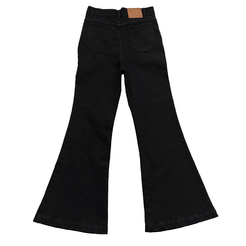 Herenjeans Modebroek voor heren Rits Volledige lengte Streetwear Broek Denim Zwart Effen Herenkleding