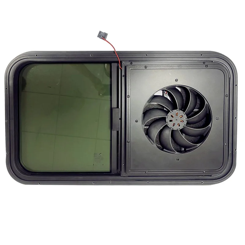 

Car Sliding Window With Fan Ven RV Window for Motohome 700*400 mm in Stock for 1 Inch Wall Factory Direct Sale