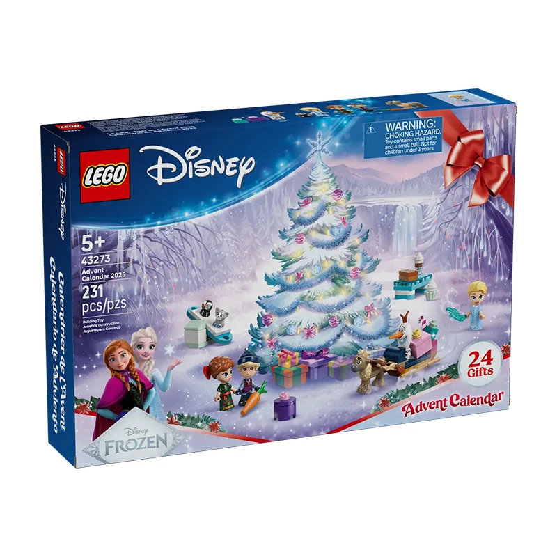 

Lego Disney 43273 Christmas Countdown Calendar Boys and Girls Children's Christmas Gift Building Block Toy