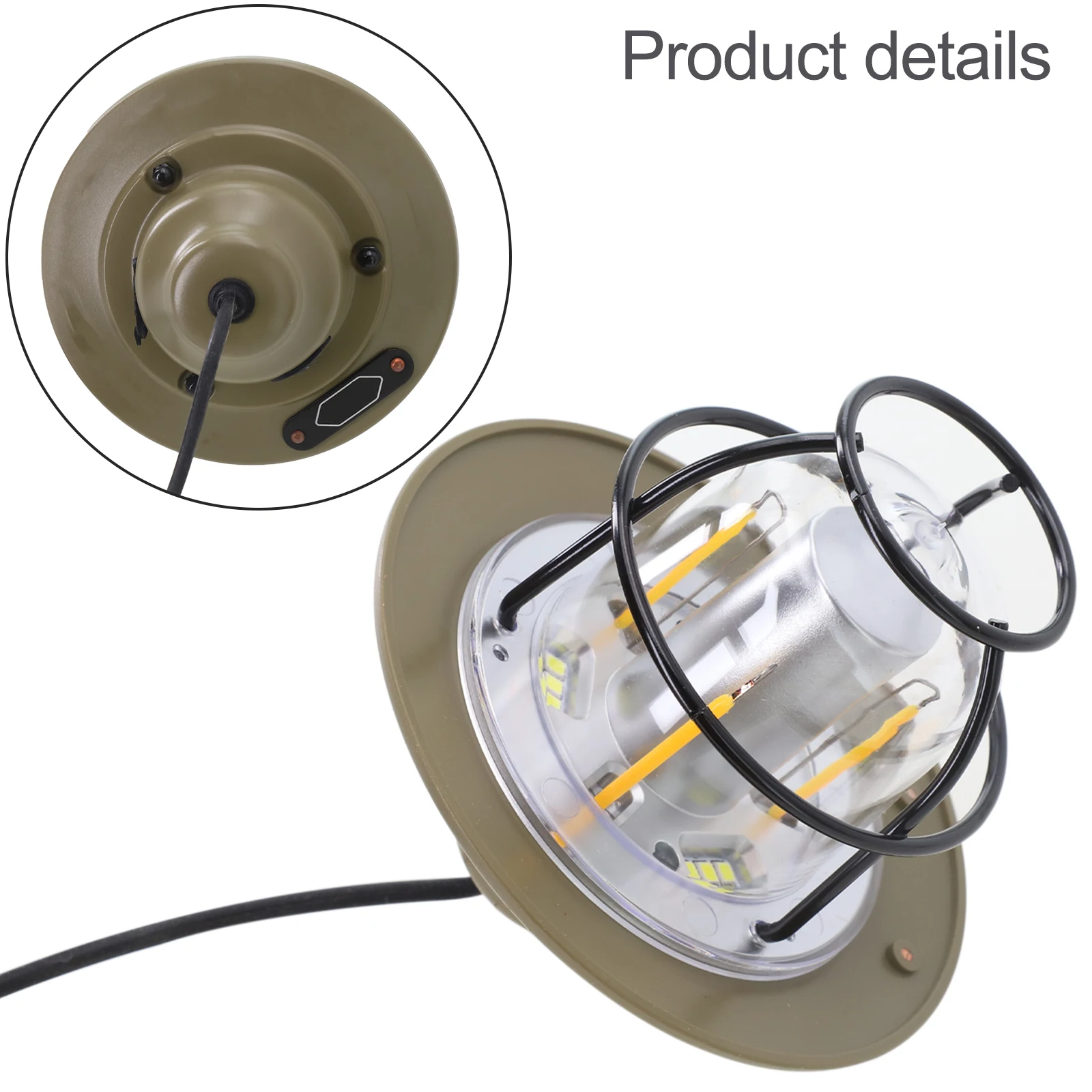 

Подвесной фонарь для палатки с зарядкой Type-C, универсальные режимы освещения, водонепроницаемый, для активного отдыха на природе