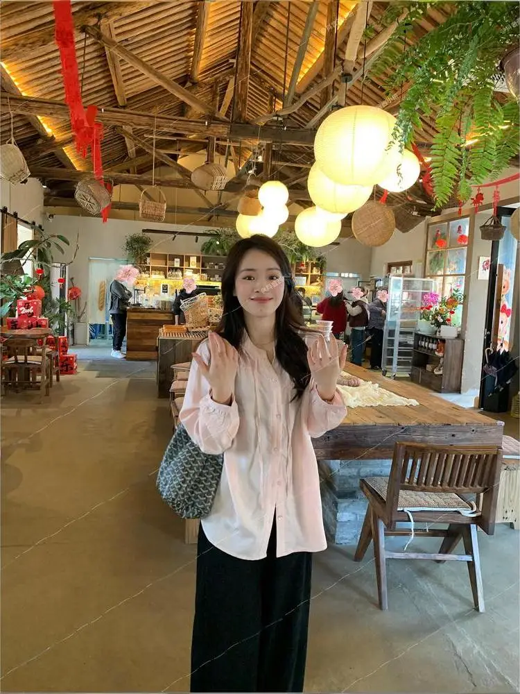 

Elegant Tie-Detail Cotton Sun Protection Shirt for Women Stylish Unique Summer Casual Loose Fit Slimming Long Sleeve Shirt