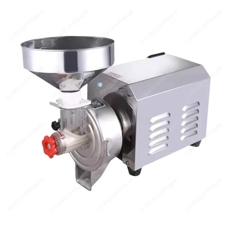 Stainless Steel Sesame Butter Grinder Electric 110V 220V Commercial 40-50kg/h Peanut Almond Paste Grinding Pulping Machine 2.2KW