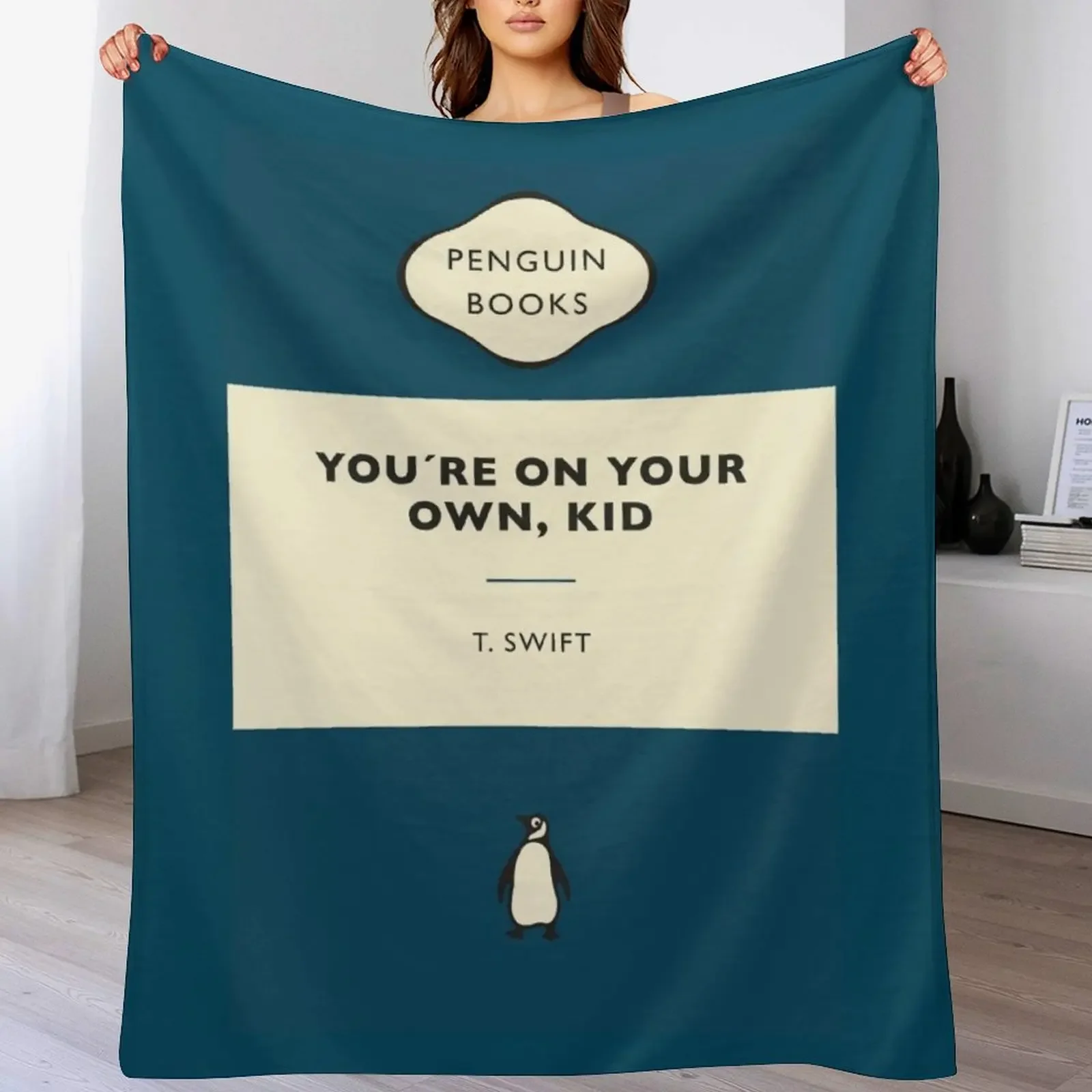 

youre on your own kid book cover Throw Blanket Blankets For Sofas Single Personalized Gift Hairys Blankets