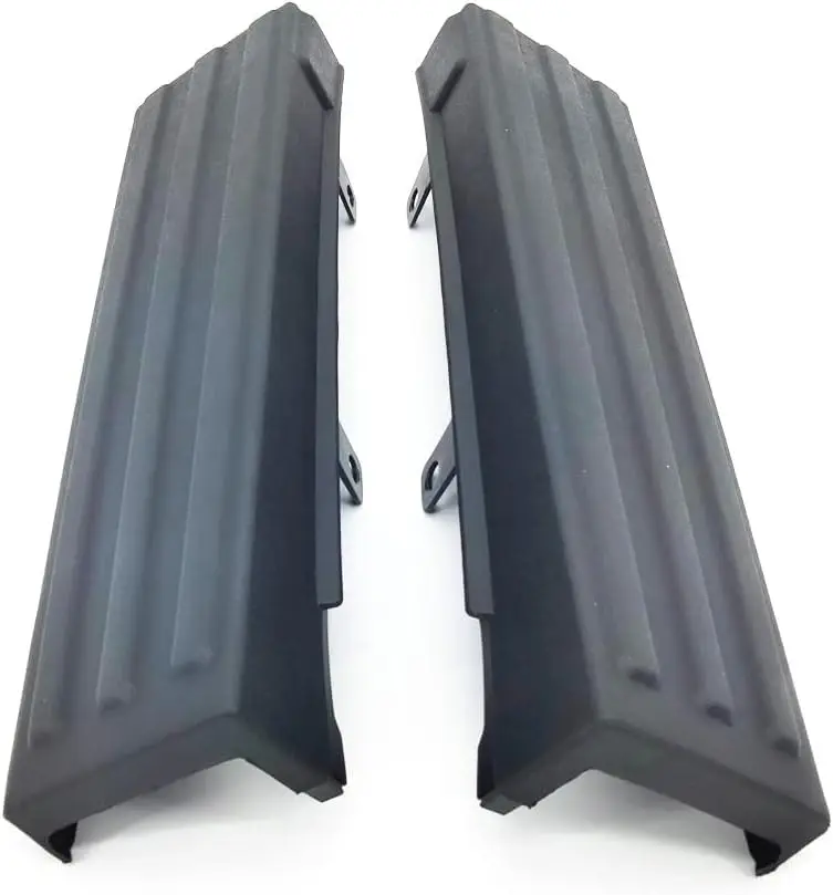 2x Tailgate Side Cover Moulding Trim Cap Black For 09-14 Ford F-150 w/ Flex Step