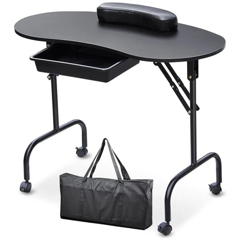 

Portable folding manicure table, workbench stall table