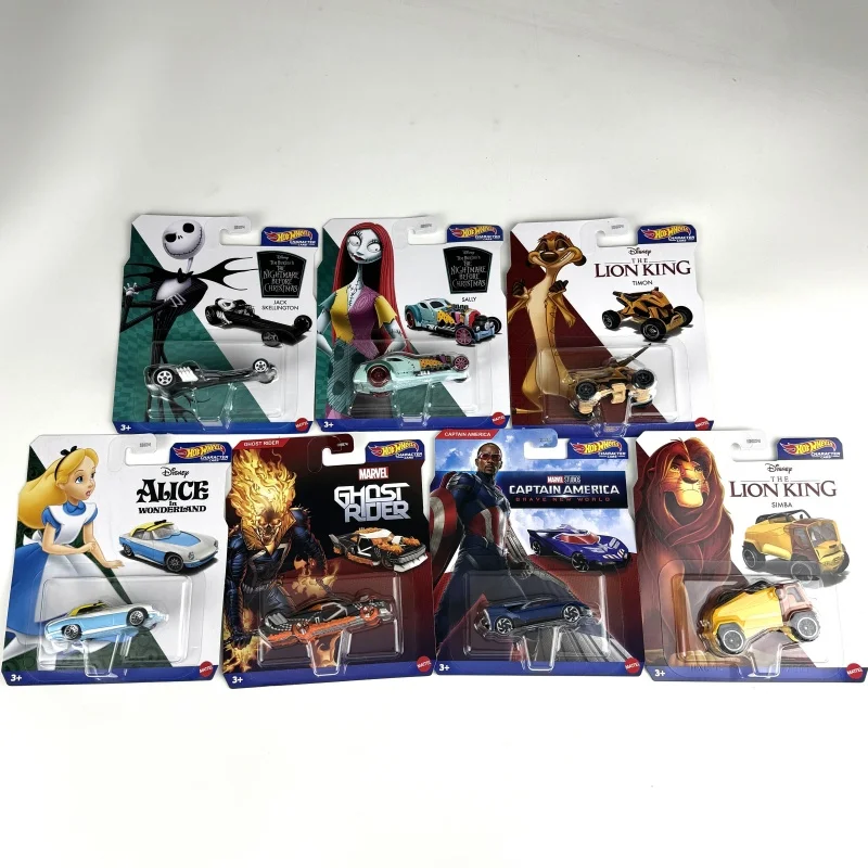 

Hot Wheels x Disney Character Car Ghost The Lion King etc 1:64 Scale Die-Cast Vehicle Model Toys New Unopened Ship Now
