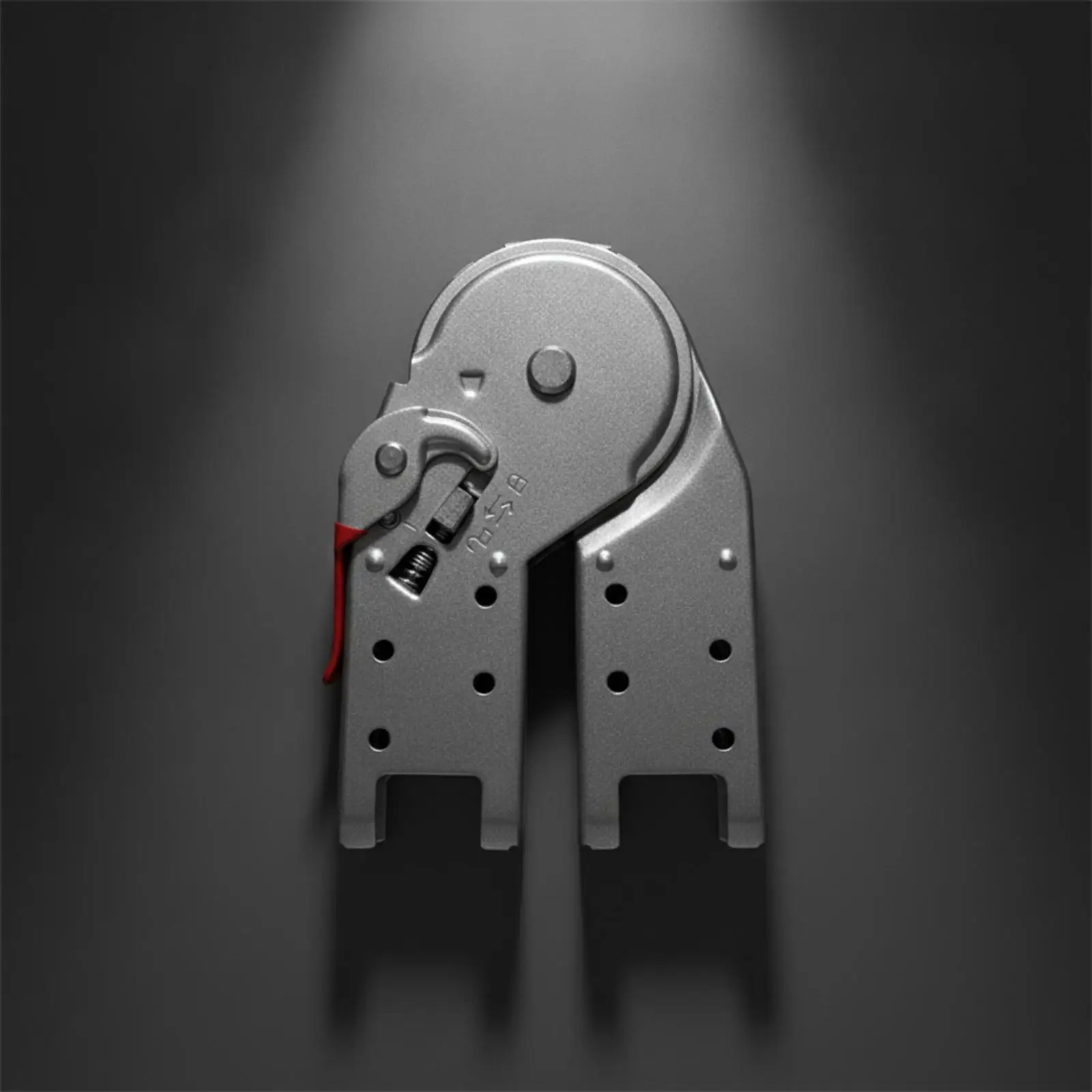 Folding Ladder Locking Hinge Connector Carbon Steel Swivel Arm with Rubber Coated Lever for Ladder Section Joining Hardware
