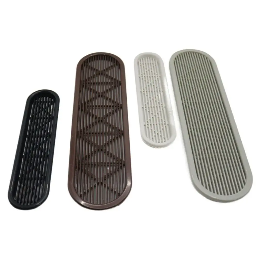 Heat Dissipation Rectangular Breathable Mesh Plastic Multiple Sizes Cabinet Wardrobe Air Vent Ventilation Grille Shoe Cabinets image 4