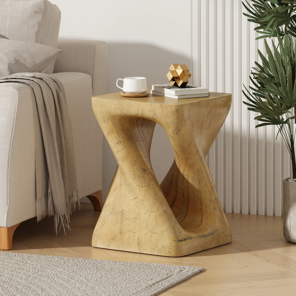 

Side Table, Wood-like Texture, Natural Color Side Table