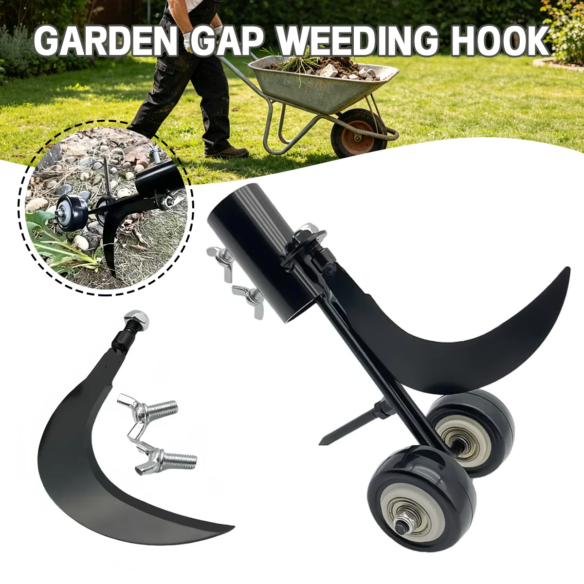 Gardening Tools For Elderly - Набор для удаления сорняков с роликом,
