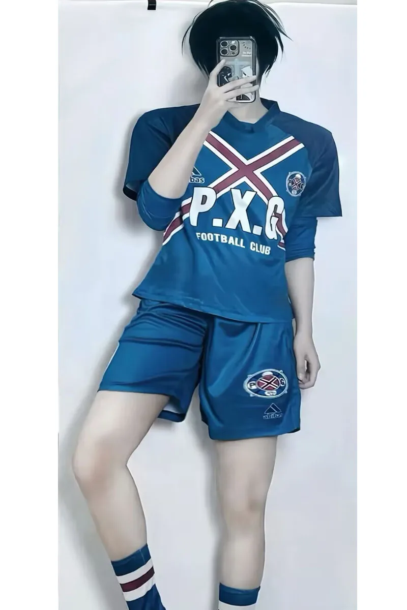 Anime #9 Rin Itoshi Shidou Ryusei Charles Cosplay P.X.G Jersey Wig