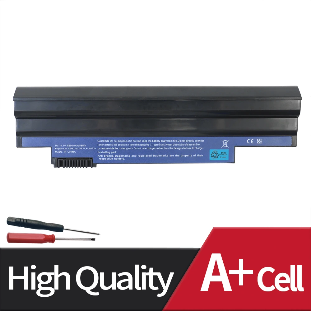 AL10B31 AL10A31 AL10G31 Battery For Acer Aspire One 522 722 AOD255 AOD260 D257 D255E Netbook D260 D270 E100 GATEWAY LT23 LT2304C