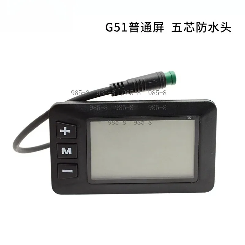 Electric vehicle bicycle five-core waterproof head LCD electric display instrument scooter intelligent liquid crystal speed