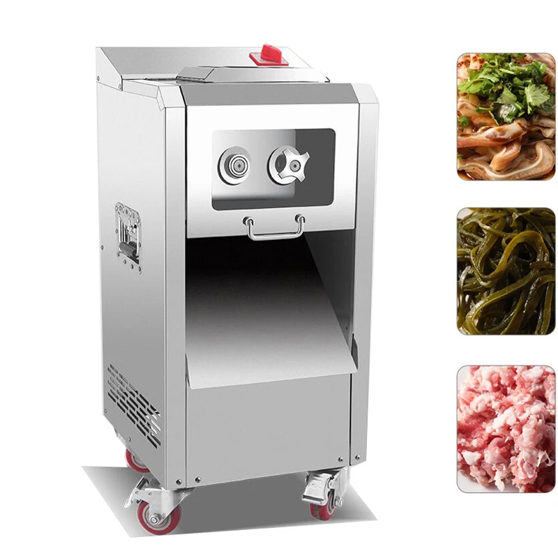 

Kitchen Vertical Meat Slicer Machine Multi-function Meat Cutting Machine Automatic Removable Knife Group Meat Cutter