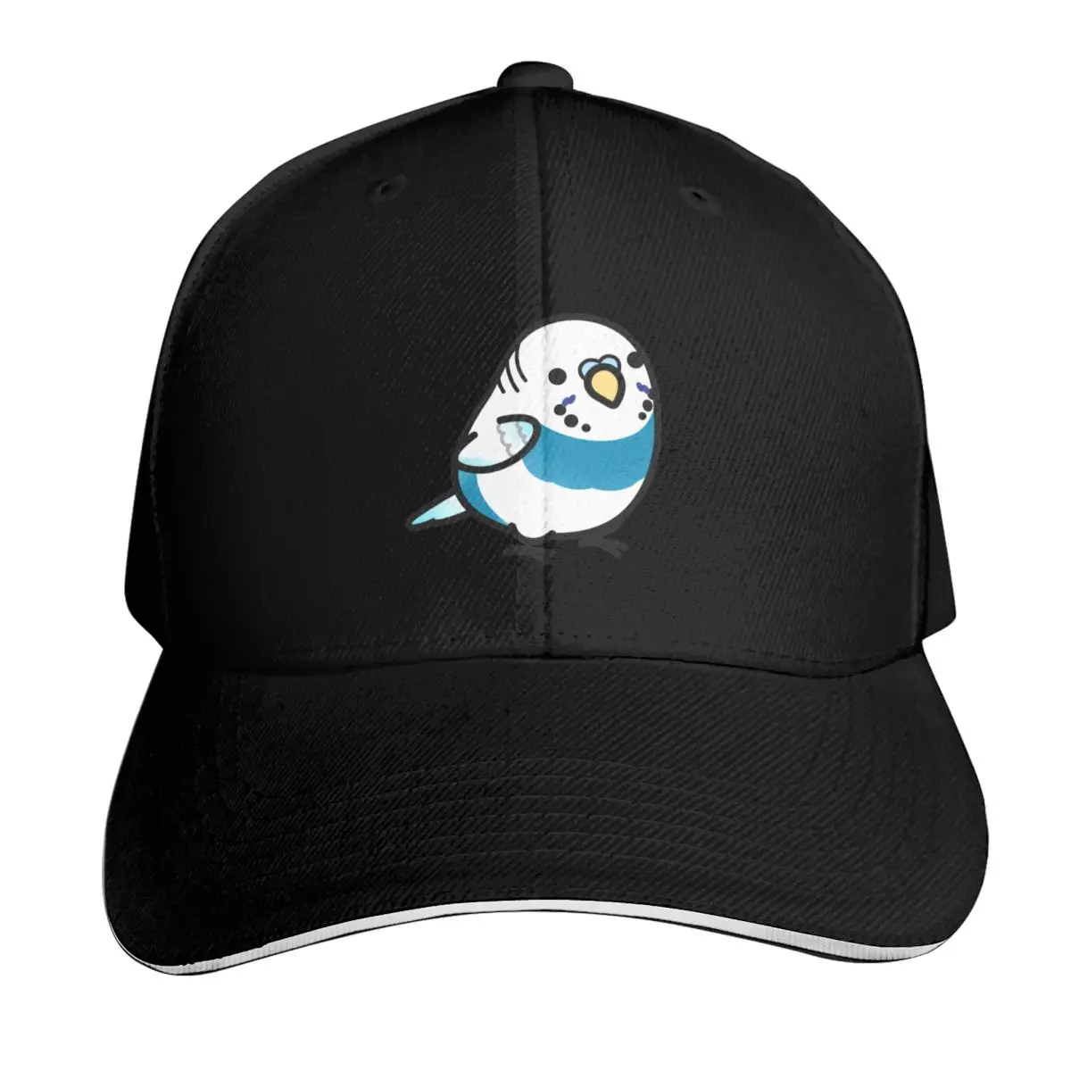 CUSTOM Mr Blue the Chubby Budgie Baseball Cap Golf Hat Cosplay Hood Male hat Baseball For Men Women's