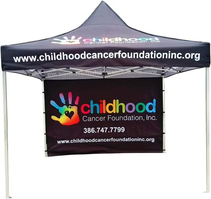 Custom Canopy Pop Up Tent 10x10 with Logo, Personalized Pop Up Canopy Tent for Tradeshow, Customized Canopy Advertising outdoor