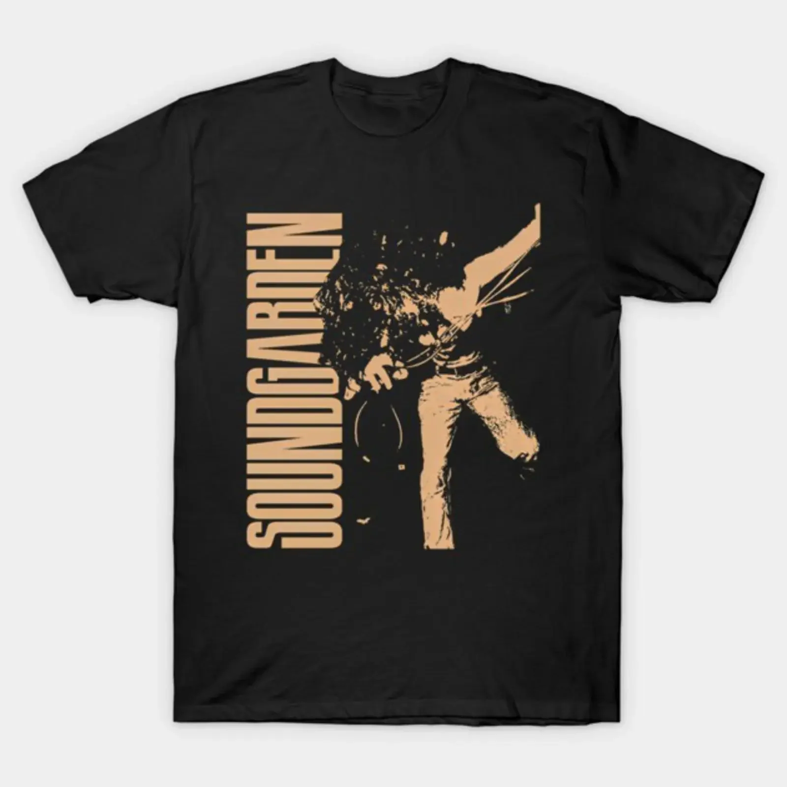 Soundgarden Grunge Inferno T Shirt vintage Washed Comfortable graphic Slightly Casual homme Top For Everyday Wear Breathable
