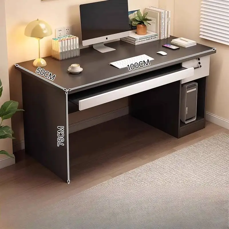 

Modern Student Computer Desks Rectangular Luxury Notebook Office Gaming Desk Drawers Bedroom Mesas De Computador Furniture