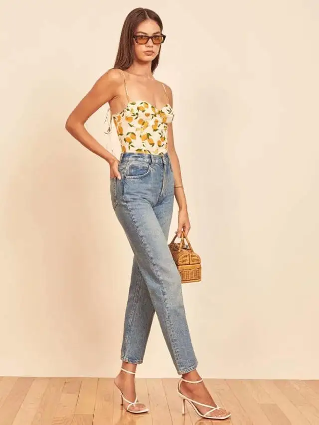 

Slim Fit Square Ne Жилет с принтом ter Street Sle ort Length Женская летняя модная повседневная одежда без зарегистрированных брендов