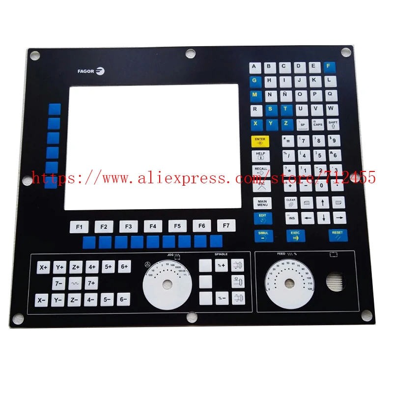 

For FAGOR system PSB3-8055 FAGOR8055 Membrane Keypad & Keyboard Mask For Operation Panel Repair