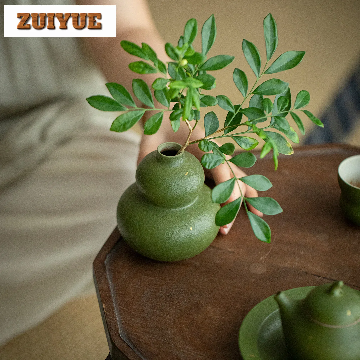 اليوسفي الأخضر الصغير رش الذهب زهرية الجمالية Cachepot الحلي للمنزل وعاء النبات الزهرية المنزلية تشا لوازم الحرفية