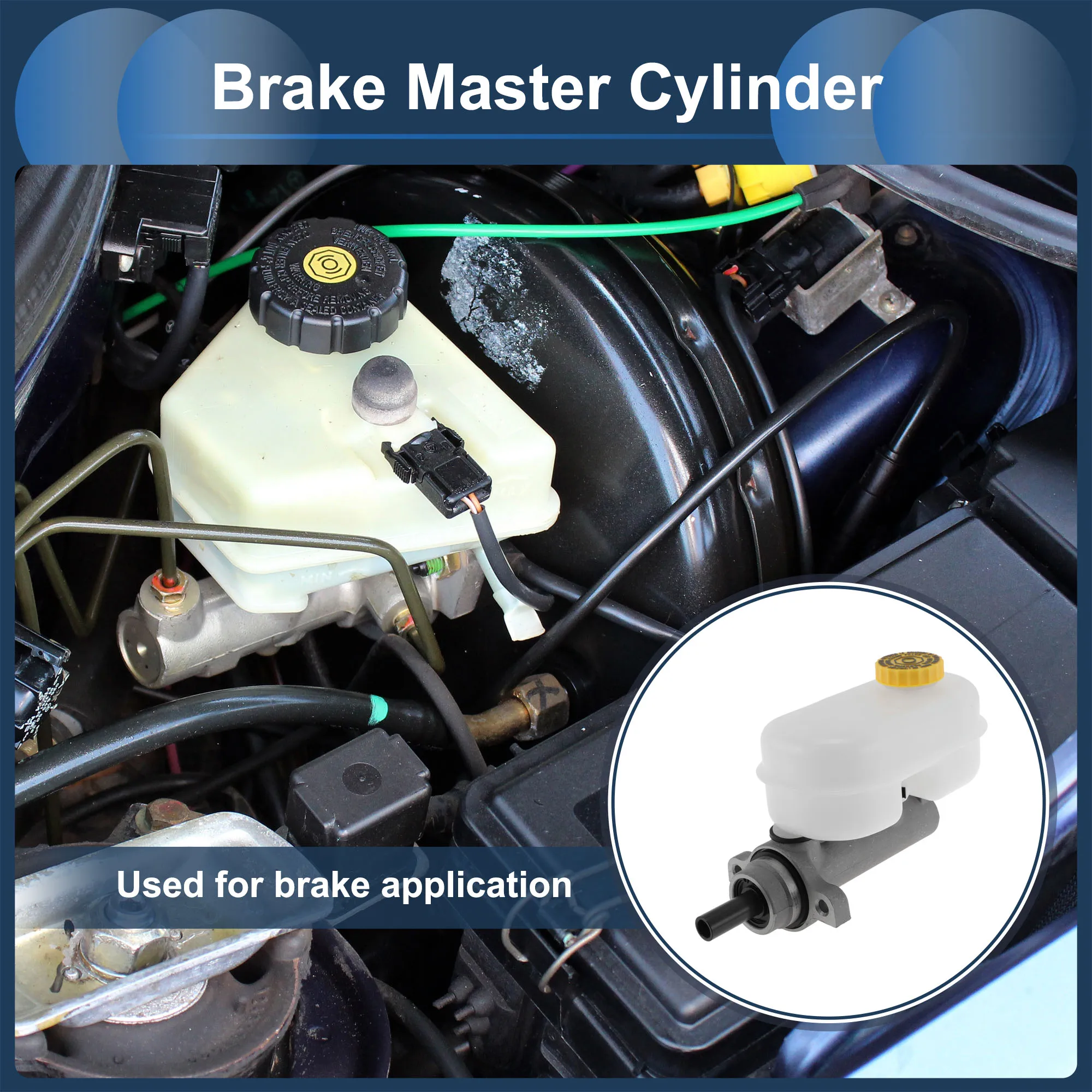 

Главный тормозной цилиндр UXCELL No M134437 для Dodge Dakota, пластик из алюминиевого сплава, 1 шт.