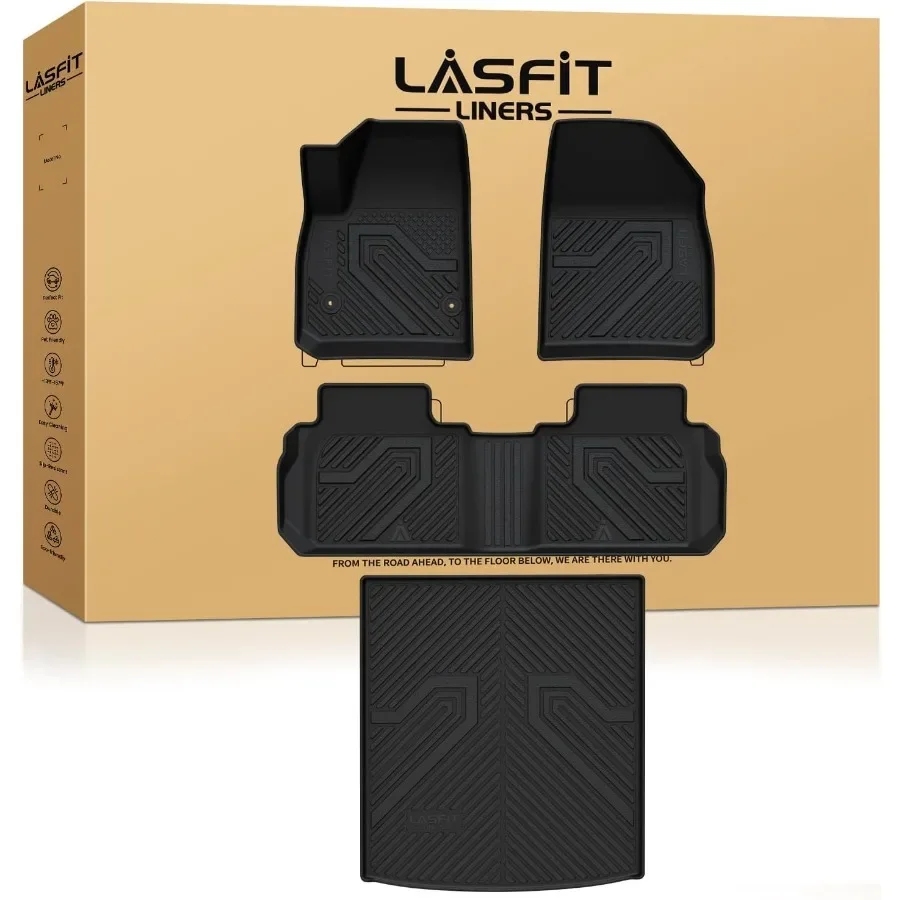 

Коврики AllWeather TPE Custom Fit и дополнительная система управления грузами для Chevrolet Chevy Blazer 20192021, полный комплект только для газа