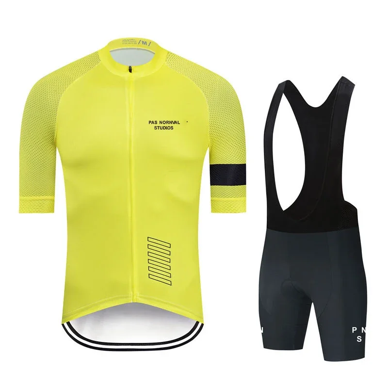 New 2024 Pro Team Summer Cycling Jersey Sets Men Pns Breathable Quick Dry Bicycle Clothing Bike Mountain Maillot Ropa Ciclismo