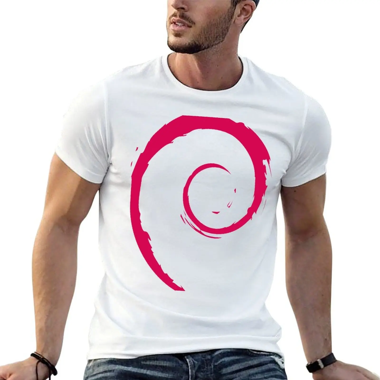 

T-Shirt shirt heavy shirts man shirt man anime oversize plain t t cotton Debian t Red