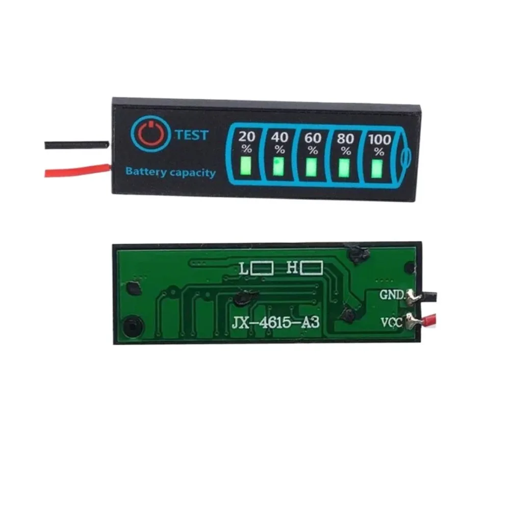 DC5-30V Battery Level Indicator Board - For Li-ion/LiFePO4/Lead-Acid Battery Packs. Battery Capacity PercentageModule for DIY