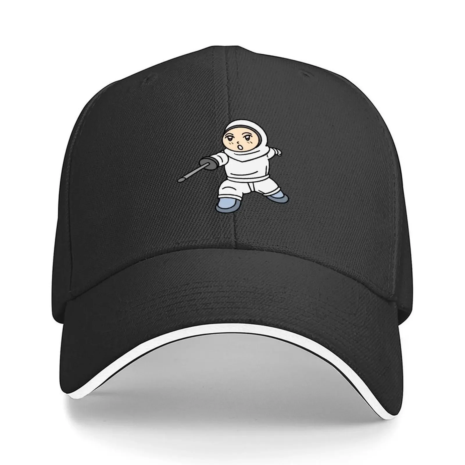 لطيف المبارزة الكرتون نمط قبعة بيسبول قبعة الشاطئ المشي لمسافات طويلة قبعة مزركشة قبعة رغوة حزب الرجال النساء #1