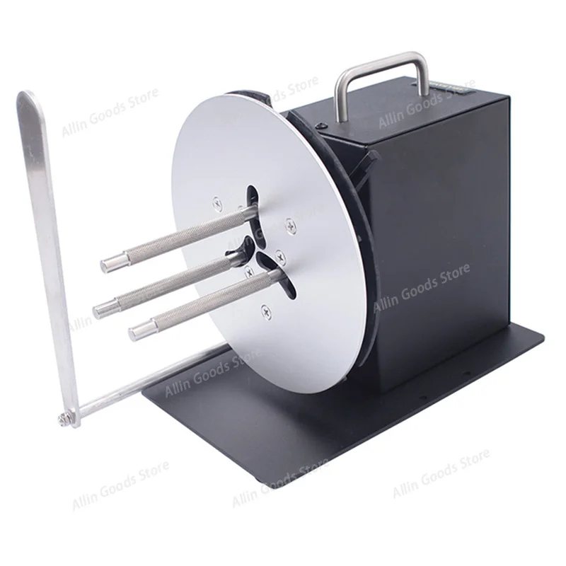 HD-R7 Two-Way Automatic Label Winder with Adjustable Speed, Self-Adhesive Barcode & Garment Tag Rewinding Equipment