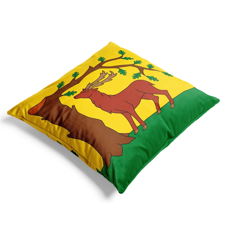 Aertemisi 18 '' x 18'' Berkshire Inglaterra Fundas de cojín cuadradas Fundas de almohada 45 cm x 45 cm